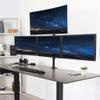 VIVO Quad Monitor Adjustable Heavy Duty Mount, Articulating Stand for 4 LCD Screens up to 24 inches STAND-V004Y view 2
