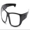 Pyramex Safety Furix Safety Glasses, Black Frame/Clear Anti-Fog, one size view 1