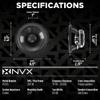 NVX VSP65 6.5" Premium Car Speakers, 600W Max, 200W RMS, 2-Way 6-1/2 inch Coaxial w/ 1" Silk Dome Tweeters & Built-in X-Overs, Easy to Install in Cars/Trucks/Doors (Pair) view 4
