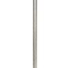Accessory - .45 Inch Diameter Extension Rod-12 Inch Down Rod Length-Plated Silver Finish view 1