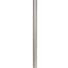 Accessory - .45 Inch Diameter Extension Rod-12 Inch Down Rod Length-Plated Silver Finish view 2