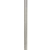 Accessory - .45 Inch Diameter Extension Rod-12 Inch Down Rod Length-Plated Silver Finish view 3