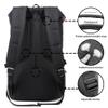 KAUKKO Travel Laptop Backpack Outdoor Rucksack Causal backpack Fits 15.6"(Nylon Black2pc) view 3
