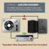 Micca MB42X Advanced Bookshelf Speakers for Home Theater Surround Sound, Stereo, and Passive Near Field Monitor, 2-Way (Black, Pair) view 3
