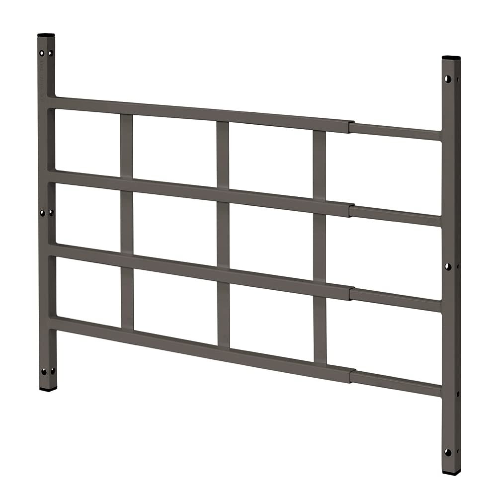 Prime-Line S 4766 Carbon Steel Fixed 4-Bar Window Grill for Home Security and Child Safety, 23-1/2 In. to 38 In., Bronze (1 Set)