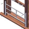 Prime-Line S 4766 Carbon Steel Fixed 4-Bar Window Grill for Home Security and Child Safety, 23-1/2 In. to 38 In., Bronze (1 Set) view 3