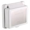 Marinco 304EL-B.NT Inlet, 30A 125V, Round, No SS Trim, White view 1