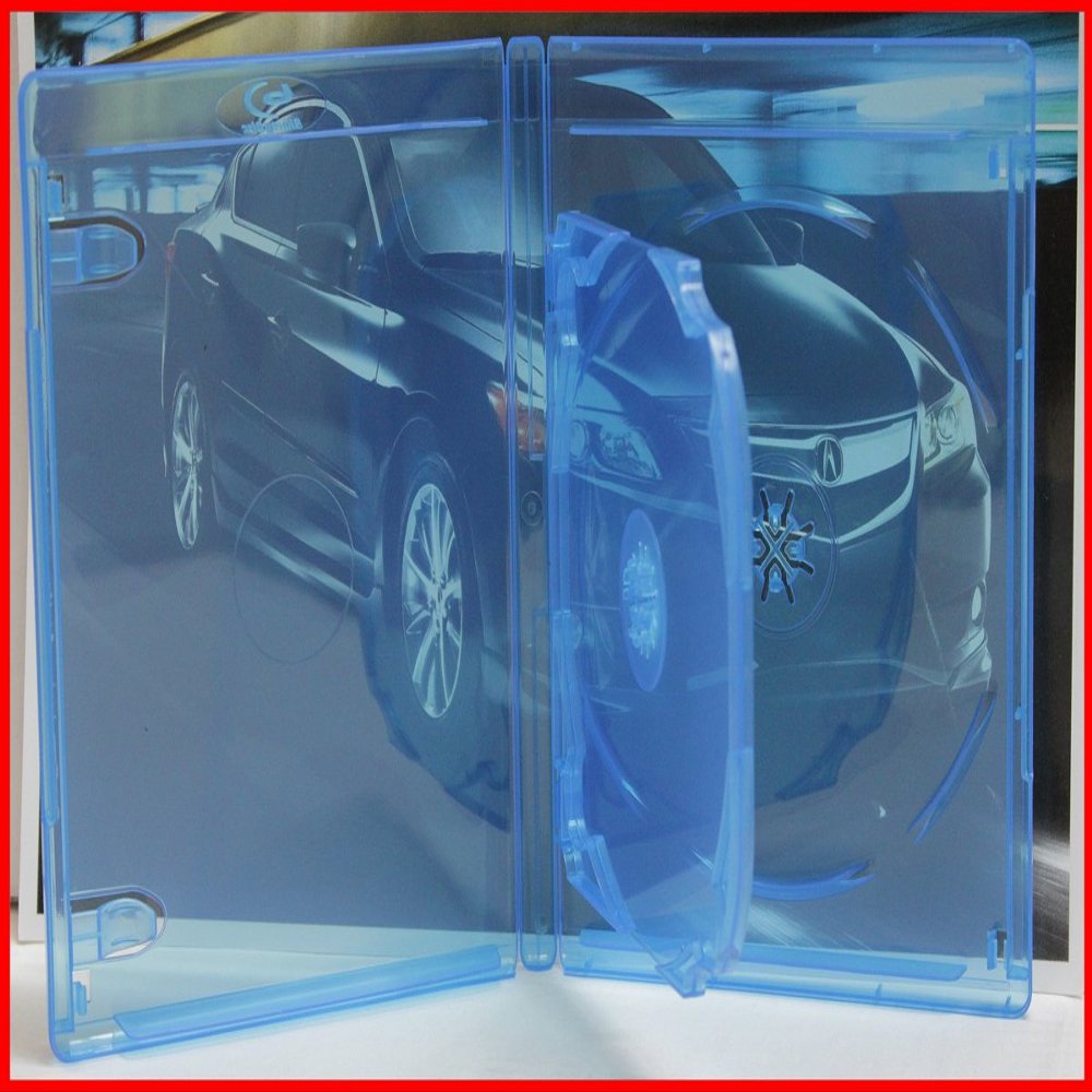 5 PK BLU-RAY Multi 3 Discs CASE Holder (VIVA ELITE Similar) Triple MEGADISC Premium Quality
