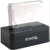 Plugable USB 3.1 Gen 2 10Gbps SATA Upright Hard Drive Dock and SSD Dock - Driverless - Includes USB-C & USB 3.0 Cables, Supports 10TB+ Drives view 1