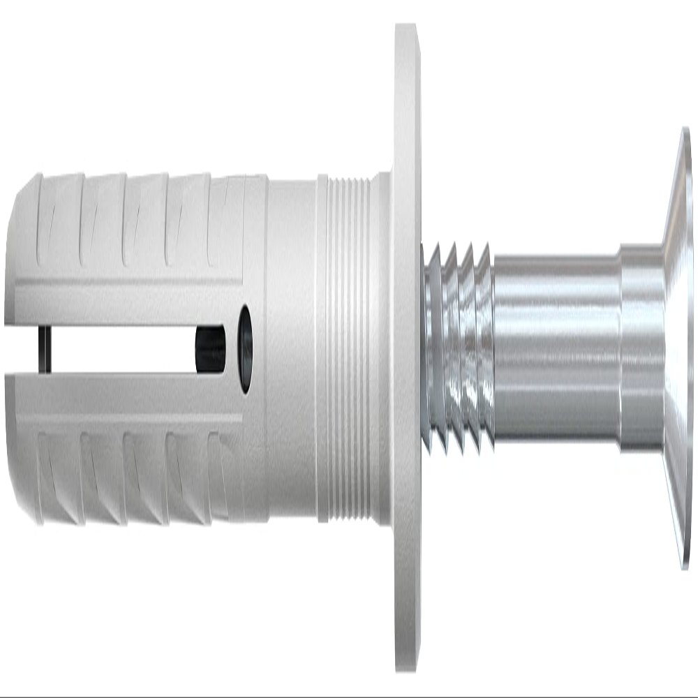 Fischer 513842 6 x 80/50 mm N-F Hammer Fix Nail Screw with Plug - Zinc (100-Piece)