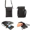 Universal Crossbody Bag Purse Cell Phone Pouch Multipurpose Soft PU Leather Wallet Moblie Phone Carrying Cases Shoulder Bag with Shoulder Strap for Smartphone Under 6.2'' from WaitingU -Black view 1