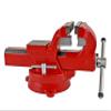 Yost Vises ADI-4 Heavy Duty Vise | 130,000 PSI Tensile Strength Austempered Ductile Iron Bench Vise | 4 Inch Jaw Width with a 360 Degrees Interlocking Swivel Base and 2 Lockdowns | Red view 2