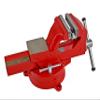 Yost Vises ADI-4 Heavy Duty Vise | 130,000 PSI Tensile Strength Austempered Ductile Iron Bench Vise | 4 Inch Jaw Width with a 360 Degrees Interlocking Swivel Base and 2 Lockdowns | Red view 3