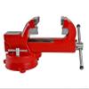 Yost Vises ADI-4 Heavy Duty Vise | 130,000 PSI Tensile Strength Austempered Ductile Iron Bench Vise | 4 Inch Jaw Width with a 360 Degrees Interlocking Swivel Base and 2 Lockdowns | Red view 4