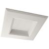 NICOR Lighting 5 inch White Square LED Recessed Downlight in 2700K (DQR5-10-120-2K-WH-BF) view 4