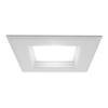 NICOR Lighting 6 inch White Square LED Recessed Downlight in 2700K (DQR6-10-120-2K-WH-BF) view 3