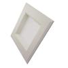 NICOR Lighting 6 inch White Square LED Recessed Downlight in 3000K (DQR6-10-120-3K-WH-BF) view 2