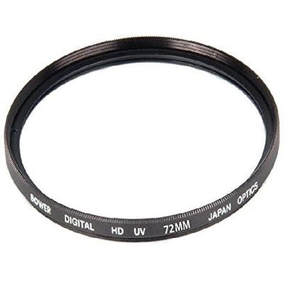 Bower 72mm Digital HD UV Lens Filter for Canon EF-S 15-85mm f/3.5-5.6 is USM, EF 28-135mm f/3.5-5.6 is, EF-S 18-200mm f/3.5-5.6 is, Tamron 17-50mm f/2.8, Tamron 18-270mm f/3.5-6.3