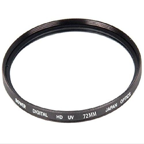 Bower 72mm Digital HD UV Lens Filter for Canon EF-S 15-85mm f/3.5-5.6 is USM, EF 28-135mm f/3.5-5.6 is, EF-S 18-200mm f/3.5-5.6 is, Tamron 17-50mm f/2.8, Tamron 18-270mm f/3.5-6.3