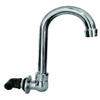 AA Faucet AA-515G Heavy Duty Single Splash Mount No Lead Faucet w/ 3-1/2" Swivel Gooseneck Spout, NSF Approved. view 1