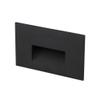 WAC Landscape Lighting, LEDme 120V LED Horizontal Indoor and Outdoor Step and Wall Light Amber 1800K LED in Black view 3