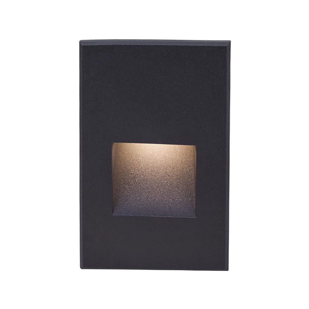 LEDme 120V LED Vertical Indoor and Outdoor Step and Wall Light 3000K in Black