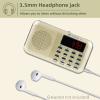 Retekess PR11 AM FM Radio Portable, Rechargeable Transistor Radios(Gold) view 2