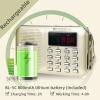 Retekess PR11 AM FM Radio Portable, Rechargeable Transistor Radios(Gold) view 3