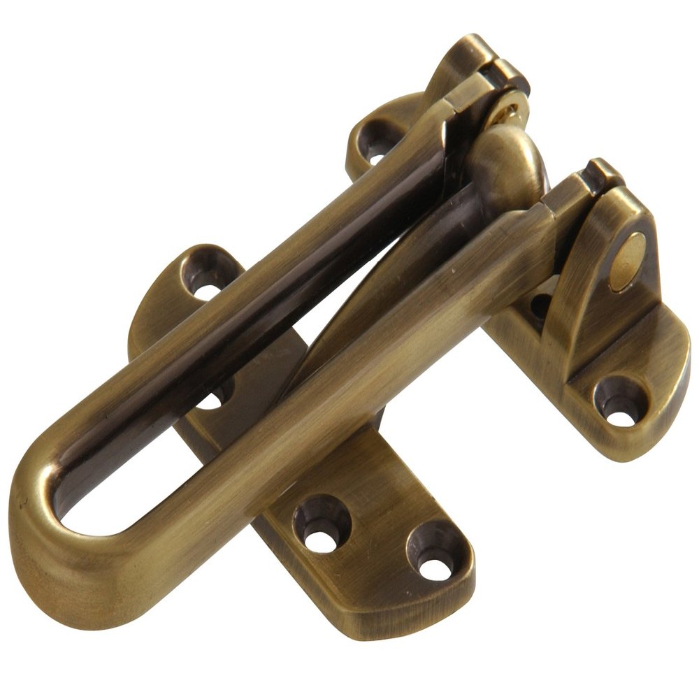 Hardware Essentials 851210 Security Guards Antique Brass