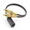 CablesOnline 1ft Din-7 Female to 2-RCA Male Audio Cable Adapter for Bang & Olufsen, Naim, Quad...Stereo Systems, (BO-404) view 2