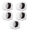 Acoustic Audio by Goldwood R191 in Ceiling/in Wall 5 Speaker Set 2 Way Home Theater 1000 Watt New R191-5S view 1