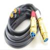CablesOnline 6ft. Dual XLR 3C Female to (2) RCA Male Stereo Audio Cable (XR-A106) view 1
