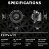NVX NSP35 3.5" Car Speakers, 200W Max, 70W RMS, 2-Way Coaxial w/Silk Dome Tweeters & Built-in X-Overs, Easy to Install in Cars/Trucks/Doors (Pair) view 3