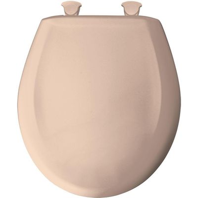 Bemis 200SLOWT 643 Lift-Off Plastic Round Slow-Close Toilet Seat, Desert Bloom
