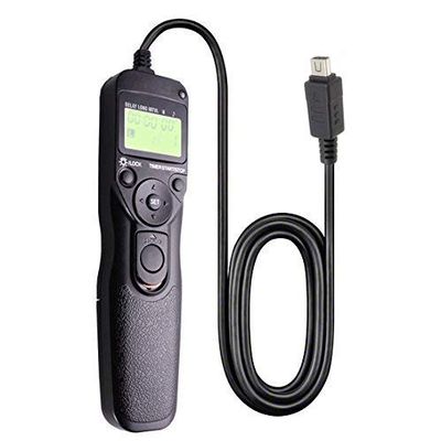 Foto&Tech LCD Timer Shutter Release Remote Control Cord (Compatible with Olympus OM-D E-M5 Mark II, E-M5, E-M1, E-M10, Pen-F, Pen E-PL8, Pen E-PL7, Pen E-P5)