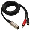 CablesOnline 6ft 5-Pin Din Male to 2-RCA Male Professional Audio Cable for Bang & Olufsen, Naim, Quad...Stereo Systems, Blue (BO-206P) view 1