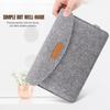 MoKo 9-11 Inch Felt Tablet Sleeve Bag Carrying Case Fits with Tab S8/S9 11", iPad Pro 11 inch, iPad 10th Gen 10.9, iPad 9/8/7th 10.2, iPad Air 5/4th 10.9, iPad Air 3 10.5, iPad 9.7 - Light Gray view 4