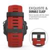MoKo Band Compatible with Garmin Fenix 3/Fenix 5X, Soft Silicone Replacement Watch Band for Garmin Fenix 3/Fenix 3 HR/Fenix 5X/5X Plus/D2 Delta PX/Descent Mk1 Smart Watch - Dark RED view 4