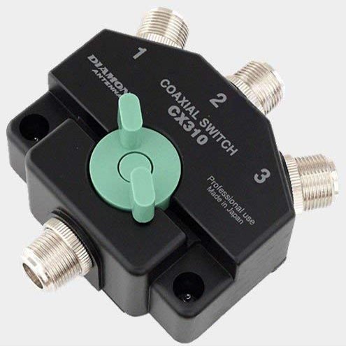 CX310A Diamond Antenna Original Heavy Duty Wideband Coax Switch Multi-Antenna RF Selector for Radio, CB, Ham, and Mobile Communication
