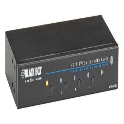 Black Box 4x1 DVI Switch with Audio