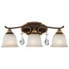 Metropolitan N1463-652 Chateau Nobles Vanity, 3-Light 300 Total Watts, Raven Bronze view 1