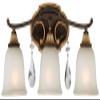 Metropolitan N1463-652 Chateau Nobles Vanity, 3-Light 300 Total Watts, Raven Bronze view 4