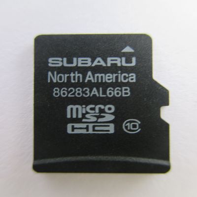 AL66B 2015 2016 SUBARU Outback and Legacy Micro SD Navigation Card, MAP for North America, USA/Canada Part Number 86283AL66B