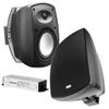 OSD Audio 6.5" Wireless Bluetooth Outdoor Patio Speaker Architectural Stereo Pair Black BTP650 Long Range view 1