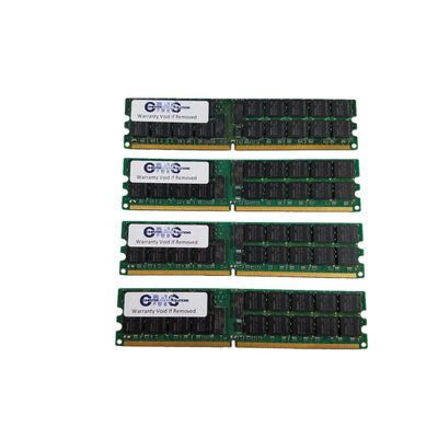 CMS 16GB (4X4GB) DDR2 3200 400MHZ ECC Registered DIMM Memory Ram Upgrade Compatible with Dell Precision Workstation 670 Dual Rank for Server Only - B48