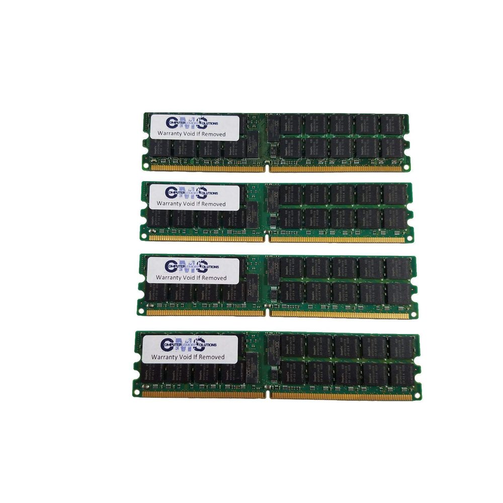 CMS 16GB (4X4GB) DDR2 3200 400MHZ ECC Registered DIMM Memory Ram Upgrade Compatible with Dell Precision Workstation 670 Dual Rank for Server Only - B48