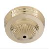 B&P Lamp 5 1/4 Inch Stamped Embossed Ceiling Light Canopy Plate (Unfinished Brass) view 1