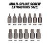OEMTOOLS 24377 Master Extractor and Drill Bit Set, Broken Fastener and Stud Removal, Spiral Extractors and Cobalt Left-Hand Drill Bits, 35 Piece Kit view 3