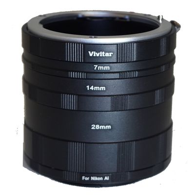 Vivitar Macro Manual Extension Tube Set (for Canon EOS Cameras)