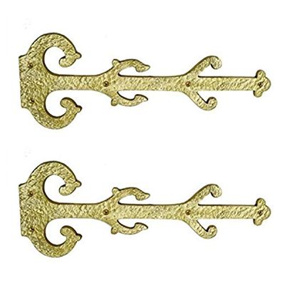 Adonai Hardware Betharabah Solid Brass False Hinge Front (Supplied as 2 Pieces per Pack)